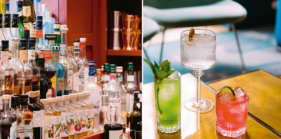 LA MAISON hotel Saarlouis - getraenke cocktails bar la maison hotel - louis bar & bibliothéque