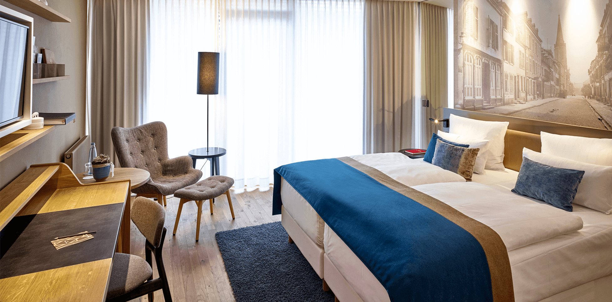 LA MAISON hotel Saarlouis - la maison hotel saarlouis stadtseite zimmer - ROOMS OVERLOOKING THE CITY